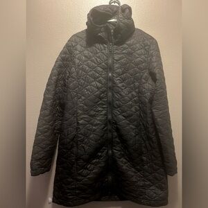 The North Face Women's ThermoBall Eco Parka XL Black Quilted Hooded Jacket